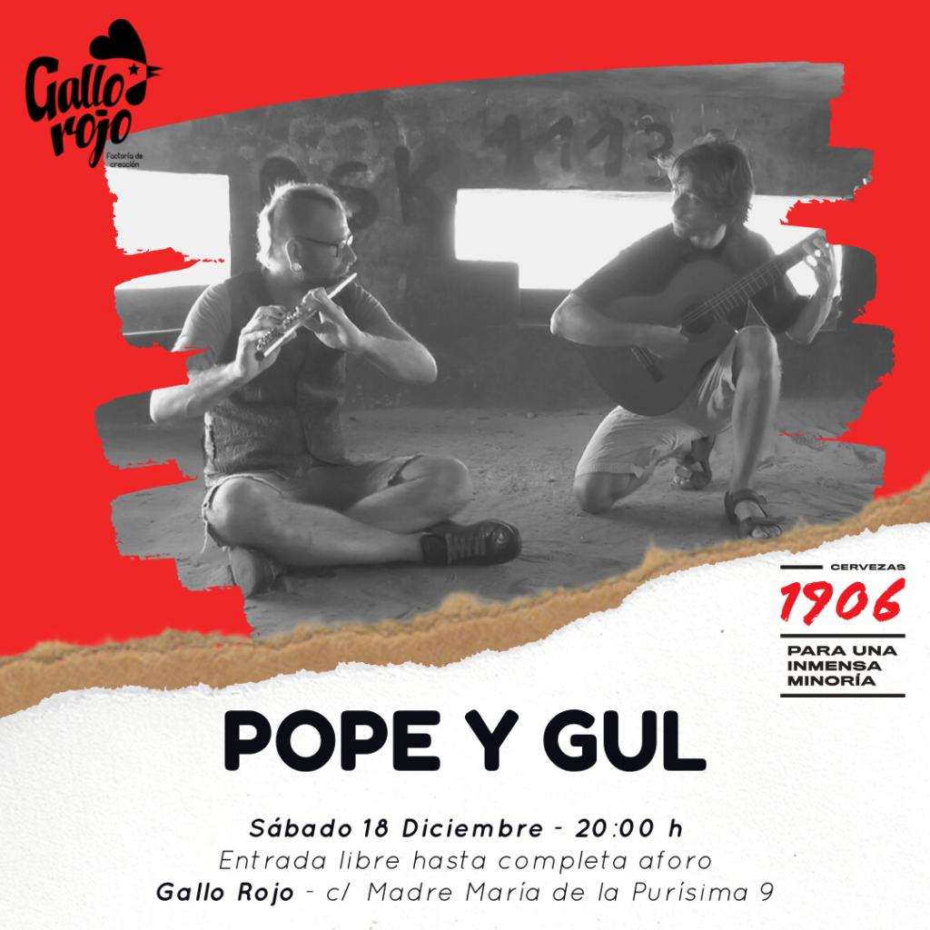 Los juglares contemporáneos, Pope y Gul, llegan con su espectáculo de música y poesía original, ralentizan el tiempo.