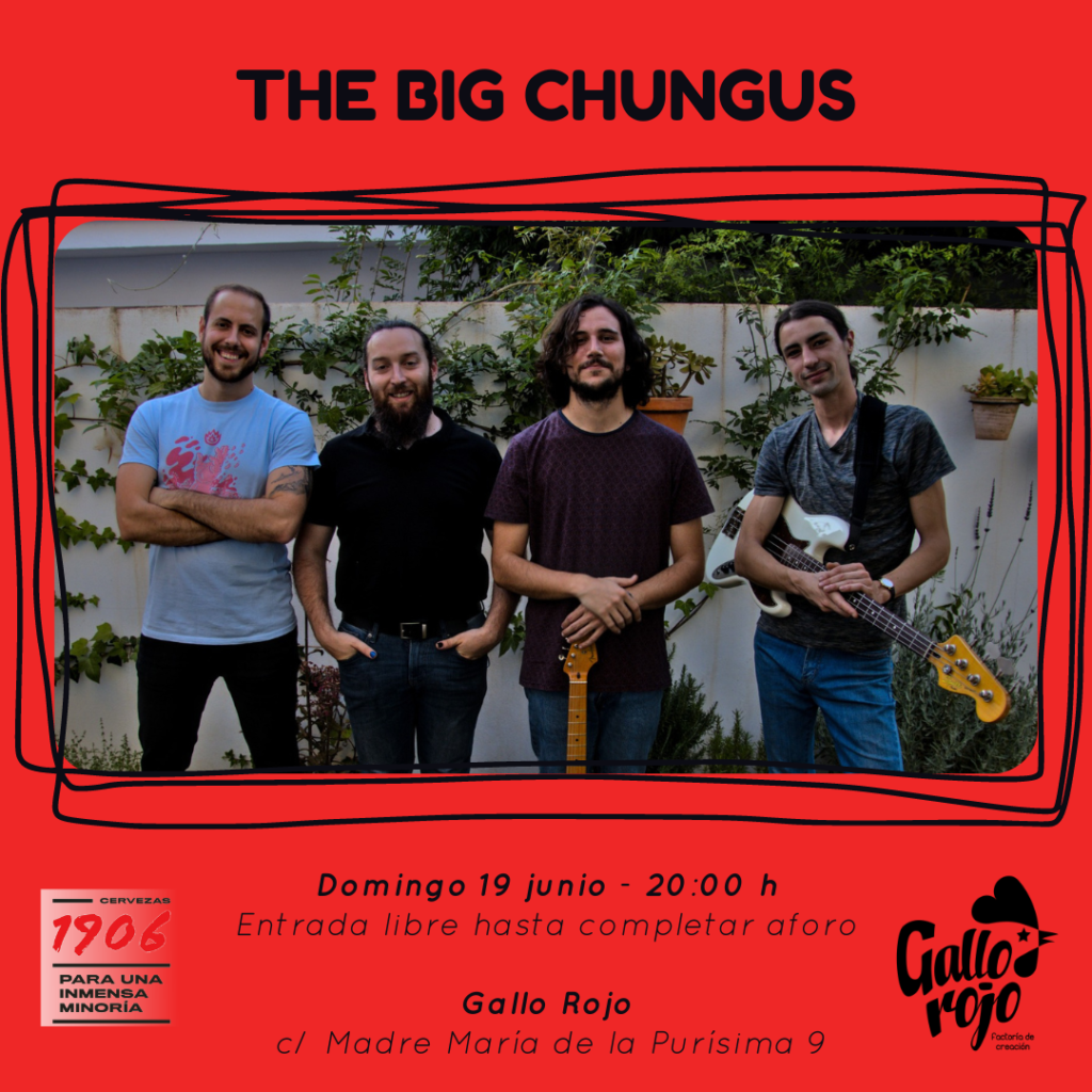 The Big Chungus es un proyecto instrumental basado en el rock, pero que se mueve entre ambientes del jazz y el Funk, dando protagonismo a la improvisación.